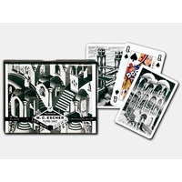 Piatnik M.C. Escher Up & Down Bridge Double Deck Playing Cards PIA2536
