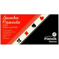 Piatnik Samba/Canasta/Bolivia With Value Points PIA2603