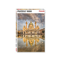Piatnik 1000pc Karlskirche Baroque Church Jigsaw Puzzle
