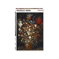 Piatnik 1000pc Brueghel, Flowers In Wood Vase Jigsaw Puzzle