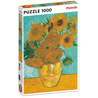 Piatnik 1000pc Van Gogh, Vase of Sunflowers Jigsaw Puzzle