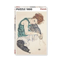 Piatnik 1000pc Schiele; Seated Woman  Jigsaw Puzzle