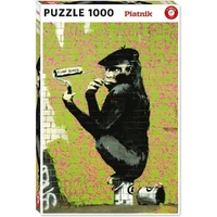 Piatnik 1000pc Bansky; Roller Chimp  Jigsaw Puzzle