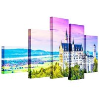 Pintoo Canvas Set 632pcs Neuschwanstein Castle Jigsaw Puzzle