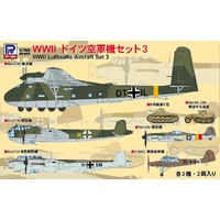 Pit Road 1/700 WWII Luftwaffe Aircraft Set 3 Plastic Model Kit