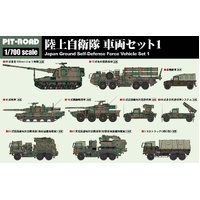 Pit Road 1/700 Ground Self-Defense Force Vehicle Set 1 Plastic Model Kit