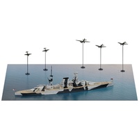 Pit Road 1/700 Mediterranean Theatre (HMS Barham vs Luftwaffe) Plastic Model Kit