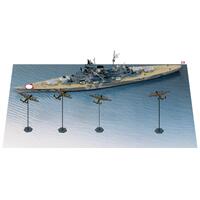 Pit Road 1/700 German Navy Battleship Tirpitz VS Royal Air Force Plastic Model Kit