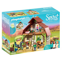 Playmobil - Barn with Lucky, Pru & Abigail 70118