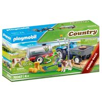 Playmobil - Loading Tractor with Water Tank 70367