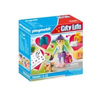Playmobil - Fashionista with Dog 70595