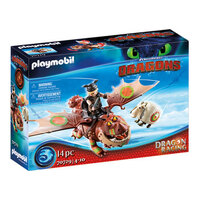 Playmobil - Dragon Racing: Fishlegs and Meatlug