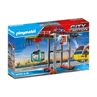 Playmobil - Cargo Crane with Container 70770