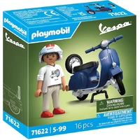 Playmobil Blue Vespa with Man