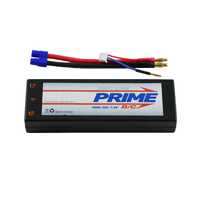 Prime RC 4000mah 2S 7.4v 35C Hard Case LiPo battery with EC3 Connector