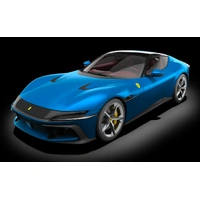 Pocher 1/8 Ferrari 12Cilindri Blu Corsa Diecast Model Kit