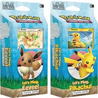 Pokemon Lets Play Pikachu & Eevee Theme Decks