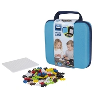 Plus-Plus - Travel Case - 100 pcs - Blue