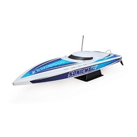Pro Boat Sonicwake DeepV Boat, RTR, Blue / White, PRB08032T1