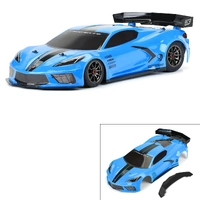 Proline Protoform 1/7 Chevy Corvette C8 Blue Painted Body, Felony