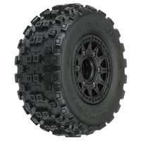 Proline Badlands MX SC M2 Tyres Mounted on Raid Wheels, Slash 2wd/4wd, F/R, PR10156-10