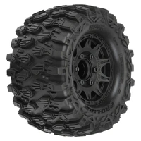 Proline Hyrax 2.8in Tyres Mounted on Black 6x30 Wheels, Stampede, F/R, PR10190-10