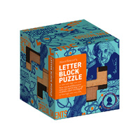 Einstein's Letter Block 3D Puzzle