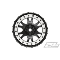 PROLINE IMPULSE PRO-LOC BLACK WHEELS FOR XMAXX TRUCK 2PCS