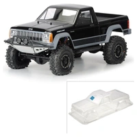Proline Jeep Comanche Full Bed Clear Body, 12.3 Crawler Wheels, PR3362-00