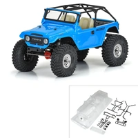 Proline 1979 Toyota Land Cruiser FJ40 Clear Body with Trail Cage and Scale Molded Accessories suit 313mm Crawlers