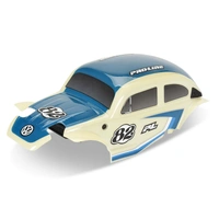 Proline Class 1 VW Bug Race Body Conversion Kit with Mounted Tyres, Blue, Arrma Typhon Grom