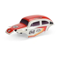 Proline Class 1 VW Bug Race Body Conversion Kit with Mounted Tyres, Red, Arrma Typhon Grom