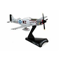 Postage Stamp 1/100 P-51D Mustang USAAF 78th FG, #44-72218 "Big Beautiful Doll" Diecast Aircraft