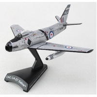 Postage Stamp 1/110 RAAF CAC CA-27 Sabre "Temora Aviation Museum" Diecast Model Aircraft
