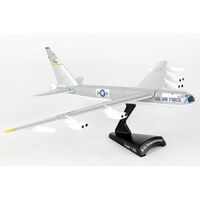 Postage Stamp 1/300 Boeing B-52 Stratofortress Silver Diecast Aircraft