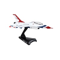 Postage Stamp 1/126 F-16 Thunderbird Diecast Aircraft