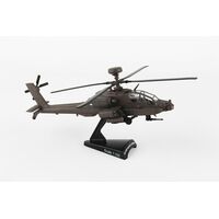 Postage Stamp 1/100 AH-64D Apache Longbow Diecast Aircraft