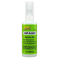 Zap-A-Gap CA+ Medium Cyanoacrylate (Green) 2oz/56.6g