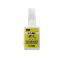 Zap-A-Gap Slo-Zap Thick Cyanoacrylate (Yellow) 1oz/28.3g