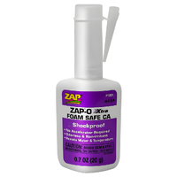 Zap-A-Gap Zap-0 Xtra Foam Safe Cyanoacrylate (no kicker required) 20g
