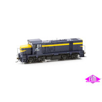 Powerline HO T-Class Locomotive Series 3 VR-blue & yellow T381 DC