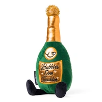 Punchkins “Bubbles Over Troubles” Plush Champagne Bottle