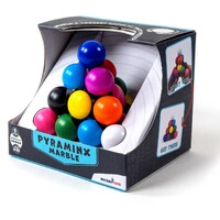 Mefferts Pyraminx Marble 3D Logic Puzzle
