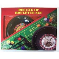Roulette  - Roulette, mats chips & rake , 10" 
