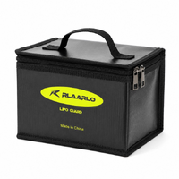 Rlaarlo Battery Storage Guard Pouch For Lipo Charge & Storage Black RX017