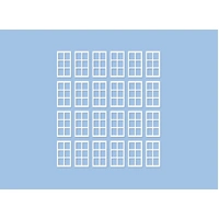 Ratio OO Signal Box Window Mouldings (Pair)