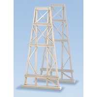 Ratio N Girder Sides Steel Trestles 2pce