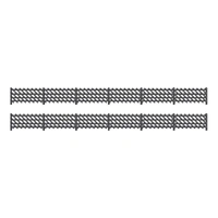 Ratio OO LMS (Mr) Station Fencing, Black