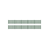 Ratio OO Picket Fencing, Green (Straight Only)
