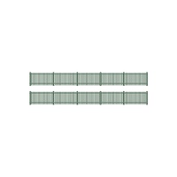 Ratio OO Picket Fencing, Green (Straight Only)